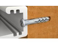 Zdjęcie: Kołek wbijany  R-FX-N-C nylonowy szybkiego montażu kołnierz cylindryczny 6x60 mm 100 szt. RAWLPLUG