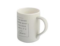 Zdjęcie: Kubek prosty 410 ml dekoracja you never know ALTOM DESIGN