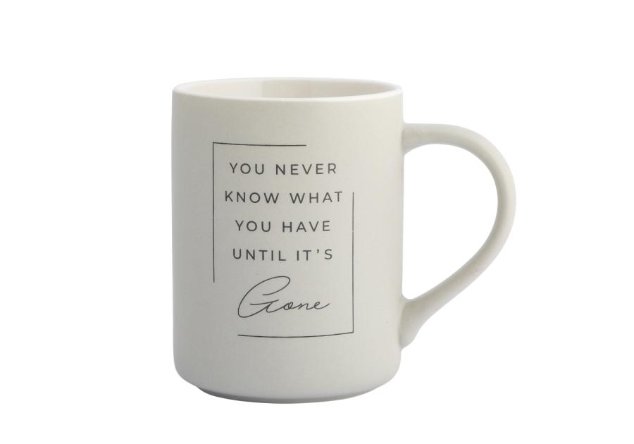 Zdjęcie: Kubek prosty 410 ml dekoracja you never know ALTOM DESIGN
