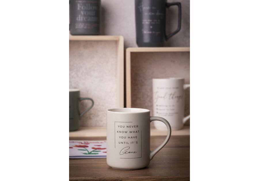 Zdjęcie: Kubek prosty 410 ml dekoracja you never know ALTOM DESIGN