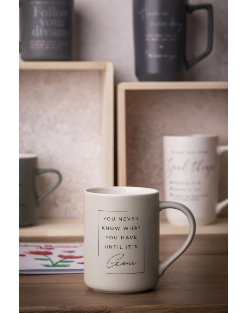 Zdjęcie: Kubek prosty 410 ml dekoracja you never know ALTOM DESIGN