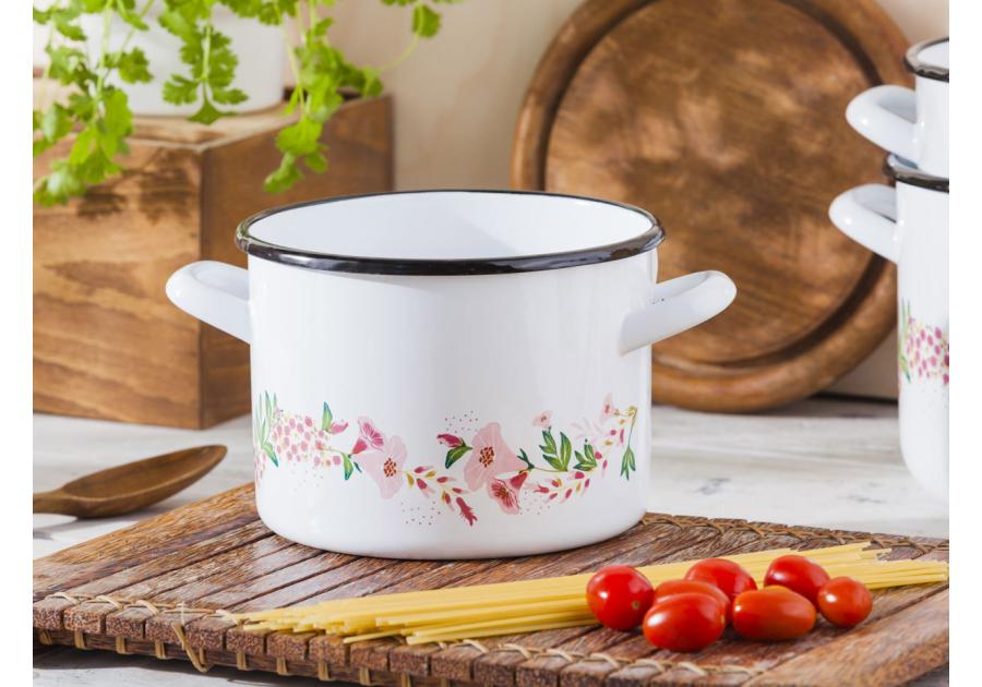 Zdjęcie: Garnek Dream prosty 18 cm - 3,6 L biały SILESIA