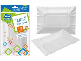 Tacki papierowe 13,5x20,5 cm 12 szt. RAVI