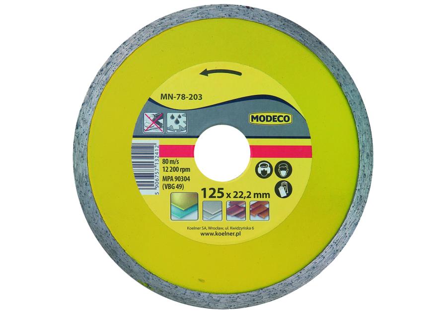 Zdjęcie: Ściernice diamentowe pełne Mars 115 mm RAWLPLUG