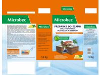 Zdjęcie: Preparat do szamb Microbec Ultra 1,2 kg cytrynowy BROS