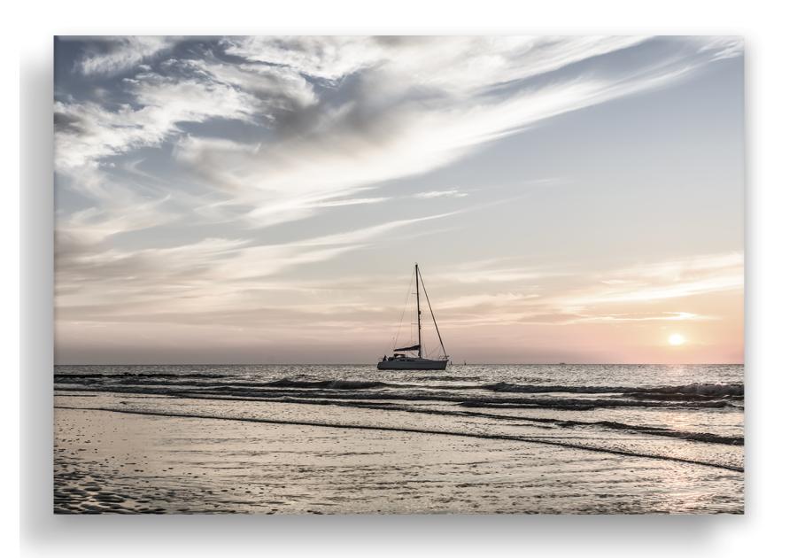 Zdjęcie: Obraz Canvas By The Sea 75x100 cm Ex502 Yacht STYLER