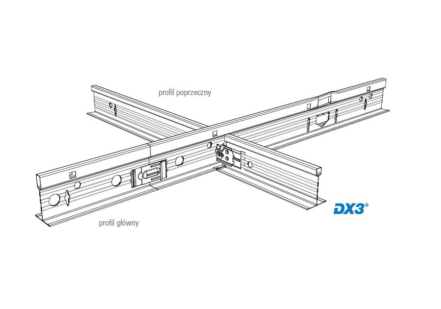 Zdjęcie: Profil poprzeczny 600 mm - T24 DX 24/25 XS DONN