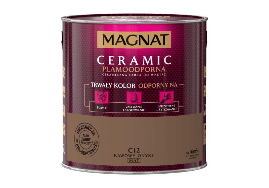 Zdjęcie: Farba ceramiczna 2,5 L kawowy onyks MAGNAT CERAMIC