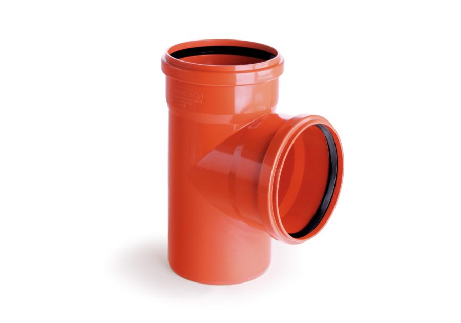 Zdjęcie: Trójnik kanalizacyjny KZ PVC 200/200 90 stopni PIPELIFE