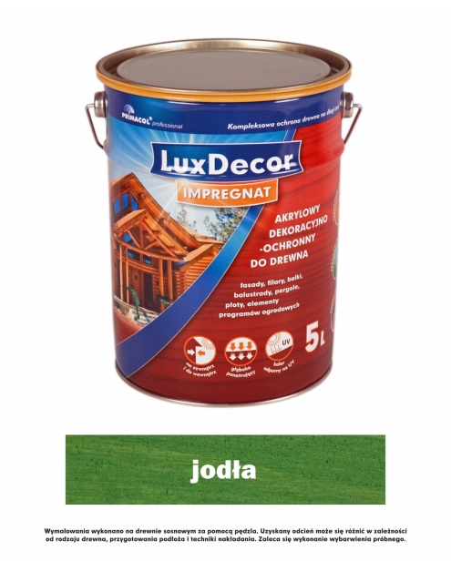 Zdjęcie: Impregnat do drewna 5 L jodła LUXDECOR