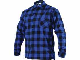 Koszula flanelowa Square niebieska XXL STALCO
