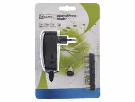 Zasilacz impulsowy 2250mA z wymiennymi końcówkami, USB EMOS