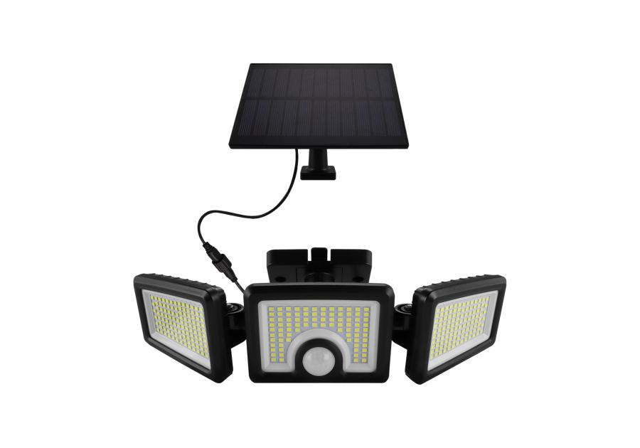 Zdjęcie: Naświetlacz solarny SMD z czujnikiem ruchu Salem Led 5W  kolor czarny STRUHM