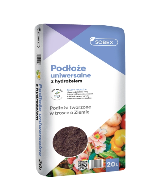 Zdjęcie: Podłoże uniwersalne z hydrożelem 20 L SOBEX