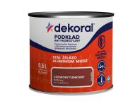 Zdjęcie: Podkład antykorozyjny 0,5 L czerwony tlenkowy DEKORAL