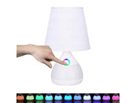 Zdjęcie: Lampa nocna Diffi LED 8 W biały z podstawą RGB niewymienne źródło E14 POLUX