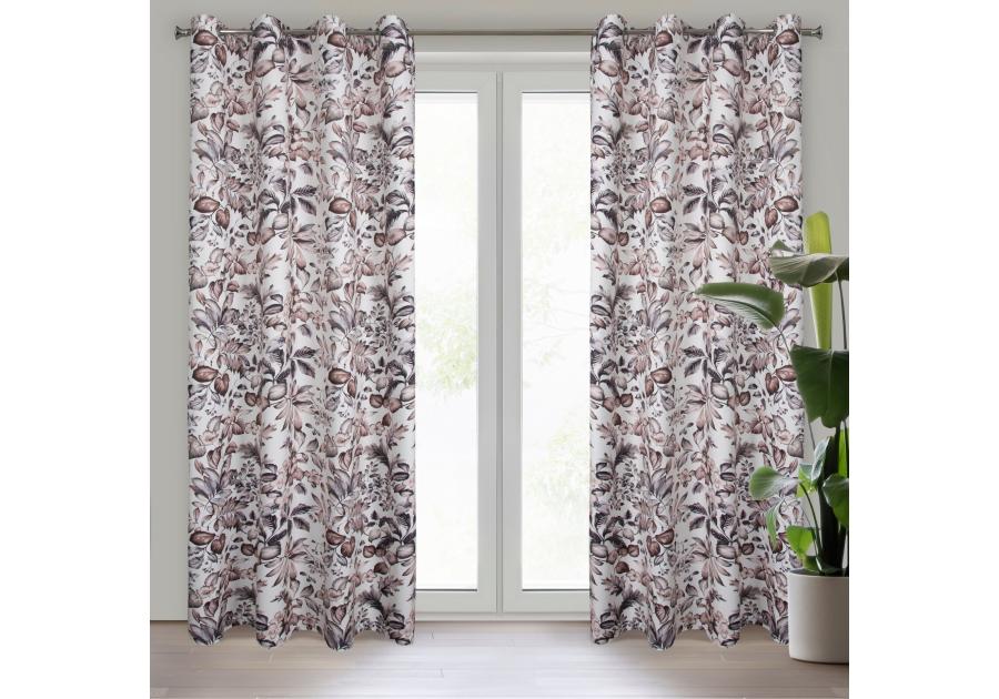 Zdjęcie: Zasłona gotowa Hana 140 x 250 cm biały EUROFIRANY