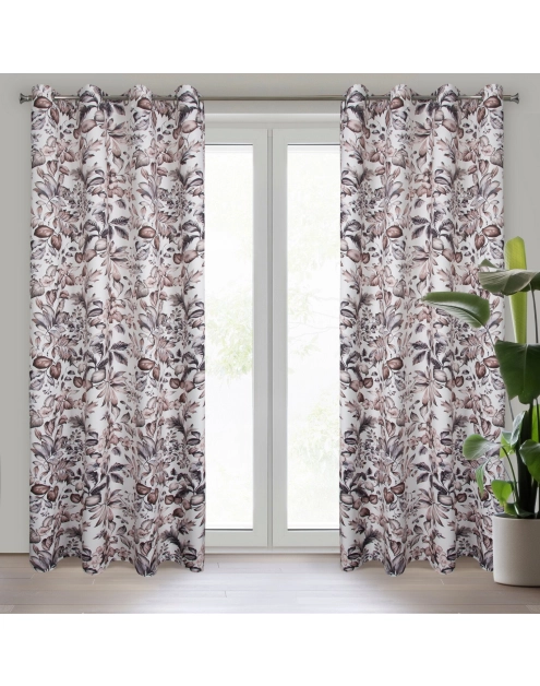 Zdjęcie: Zasłona gotowa Hana 140 x 250 cm biały EUROFIRANY