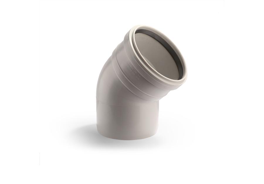 Zdjęcie: Kolano kanalizacyjne 110 45 stopni Comfort Plus PIPELIFE