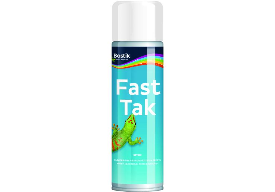 Zdjęcie: Klej w sprayu Fast Tak Spray Glue Permament bezbarwny 500 ml BOSTIK