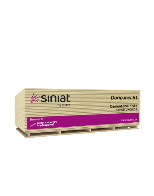 Zdjęcie: Płyta cementowa 3100x1250x22 mm Duripanel B1 SINIAT