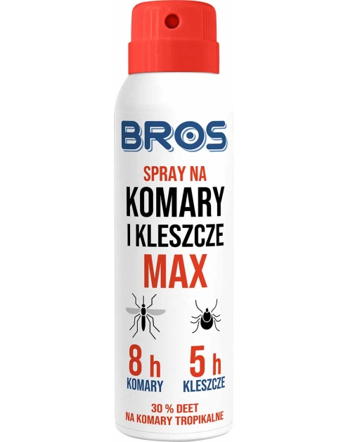 Zdjęcie: Spray na komary i kleszcze max 90 ml BROS