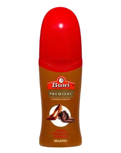 Zdjęcie: Pasta do butów samopołyskowa brązowa 60 ml BUWI PREMIERE