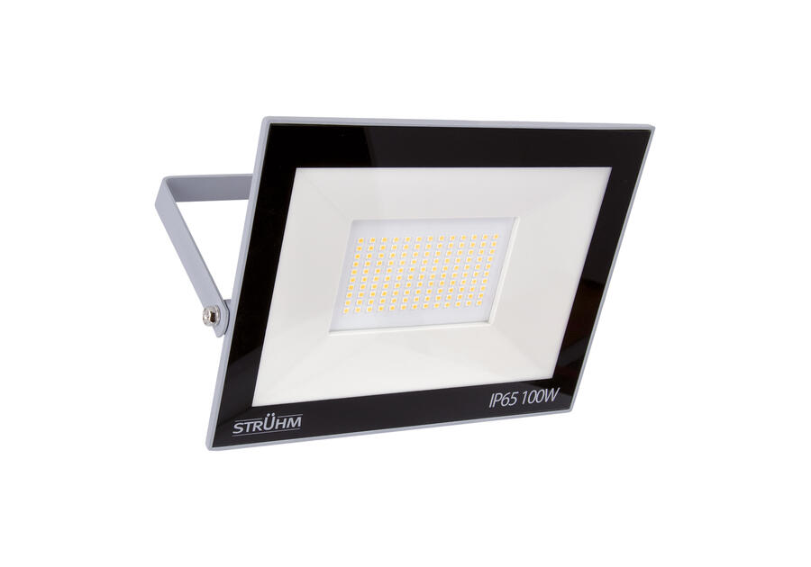 Zdjęcie: Naświetlacz SMD LED Kroma LED 100 W Grey NW kolor szary 100 W STRUHM