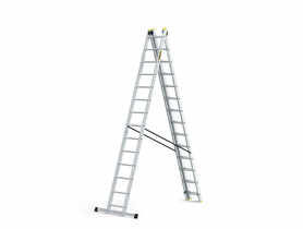 Drabina aluminiowa przemysłowa wielofunkcyjna 3x14 stopni Pro DRABEST