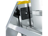 Zdjęcie: Drabina aluminiowa przemysłowa wielofunkcyjna 3x14 stopni Pro DRABEST
