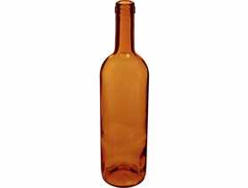 Butelka na wino 0,75 L brązowa BROWIN