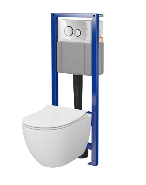 Zdjęcie: CERSANIT/MITO ZEST PODTYNKOWY D562 SYSTEM 40 MECH MZ ZEN DES PRZYCISK LUNA CHROM