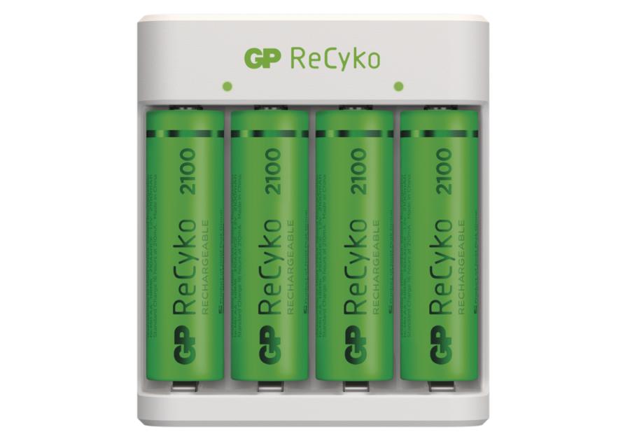 Zdjęcie: Ładowarka Eco GP E411 + 4xAA REC 2100 EMOS