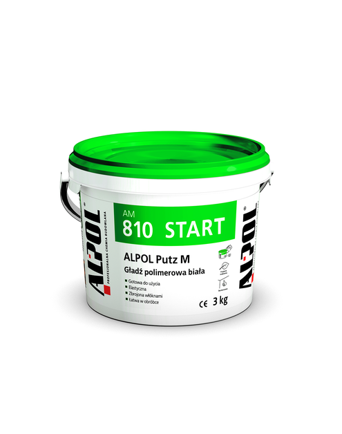 Zdjęcie: Gładź polimerowa biała Putz M 3 kg AM810 ALPOL