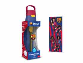 Butelka Solid 0,7 L FC Barcelona z wkładem filtrującym i naklejkami DAFI