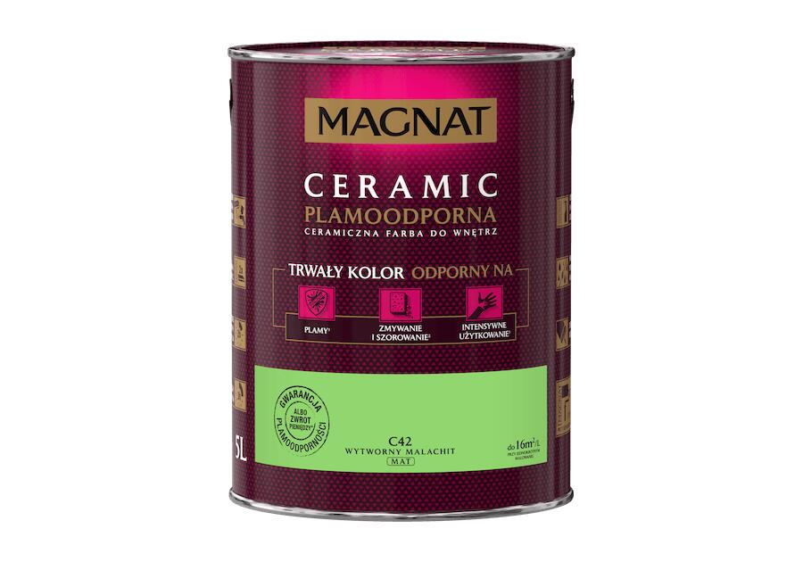 Zdjęcie: Farba ceramiczna 5 L wytworny malachit MAGNAT CERAMIC