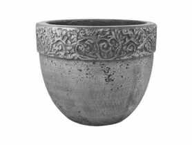 Donica z lekkiego cementu grafit 45 cm CERMAX