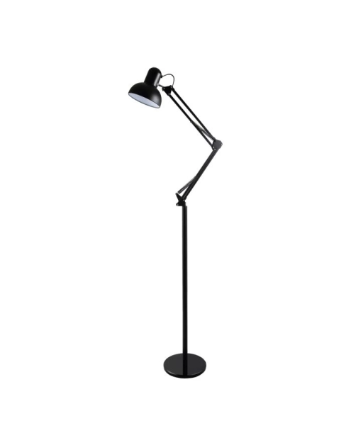 Zdjęcie: Lampa stojąca podłogowa Luwes II 182 cm, czarna ORNO