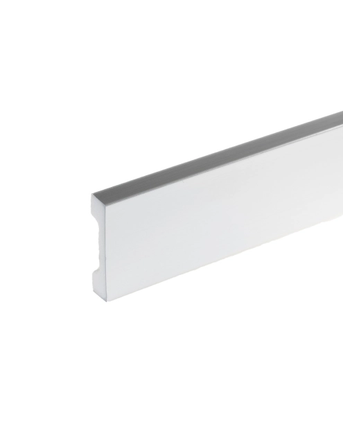 Zdjęcie: Listwa przypodłogowa 69,7x15,8 mm  - 2,44 m srebrny szczotkowany laminat CEZAR