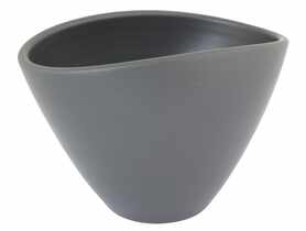 Osłonka doniczkowa owalna 18 cm antracyt mat CERMAX