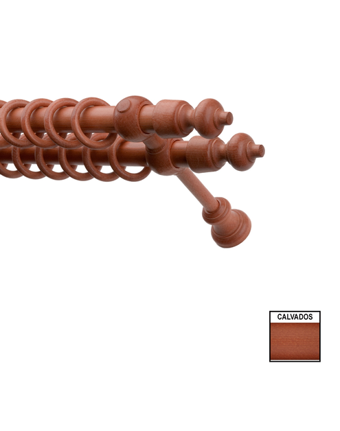 Zdjęcie: Karnisz podwójny Hermes 450 cm calvados KARWEL