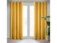 Zdjęcie: Zasłona gotowa Rita 140x250 cm musztardowy EUROFIRANY