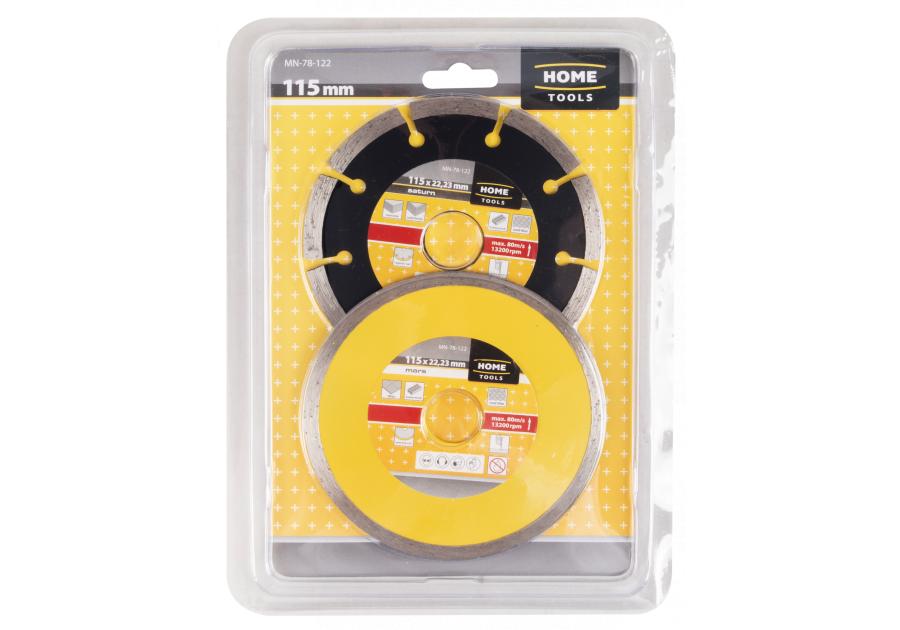 Zdjęcie: Zestaw ściernic diamentowych segmentowych pełnych 115 mm 2 elementy RAWLPLUG