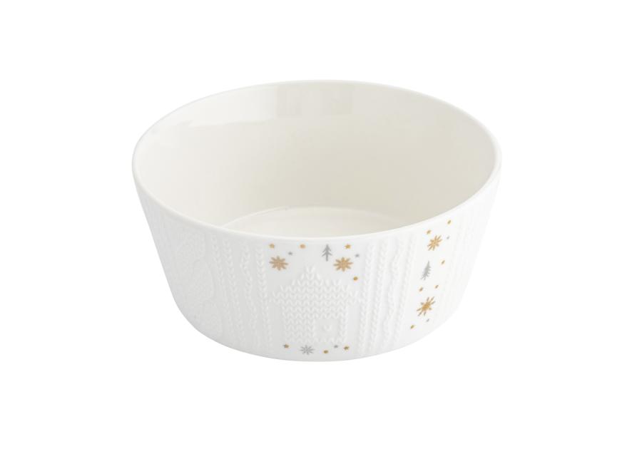 Zdjęcie: Miska salaterka porcelanowa świąteczna Zimowy Blask 14,5 cm ALTOMDESIGN