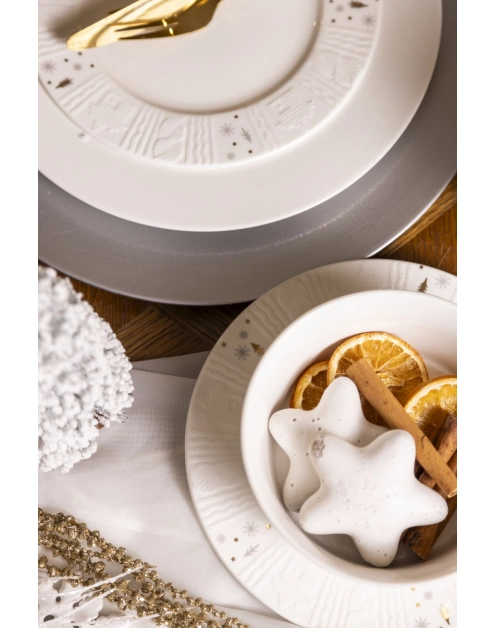 Zdjęcie: Miska salaterka porcelanowa świąteczna Zimowy Blask 14,5 cm ALTOMDESIGN