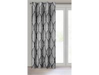 Zdjęcie: Zasłona gotowa Eloisa 140x250 cm czarny EUROFIRANY