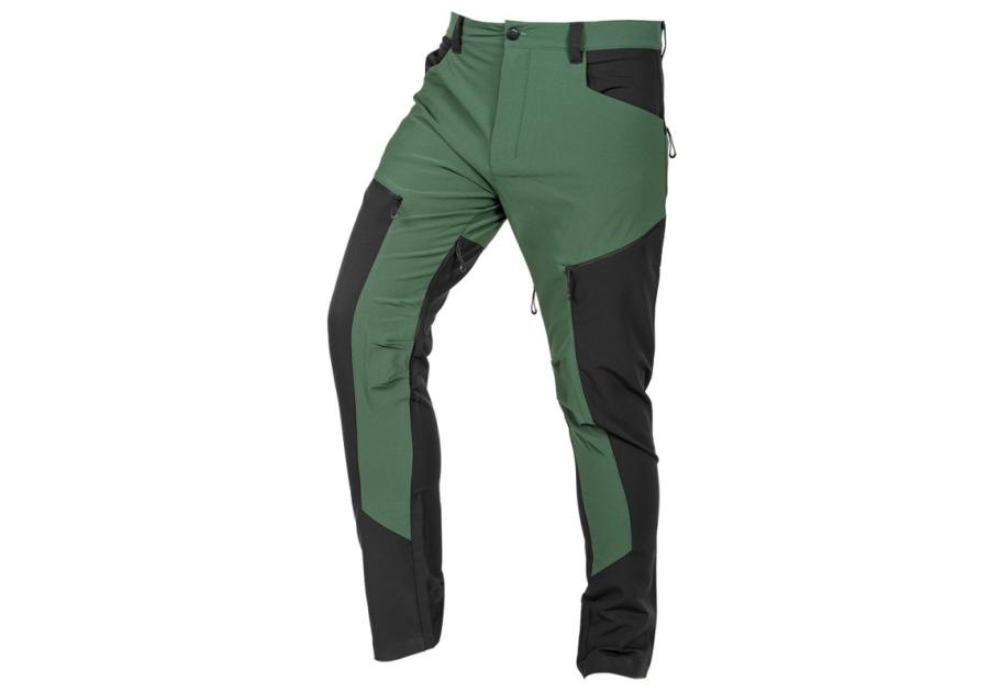 Zdjęcie: Spodnie robocze Outdoor 4 way stretch, zielone-szare, rozmiar S GTX