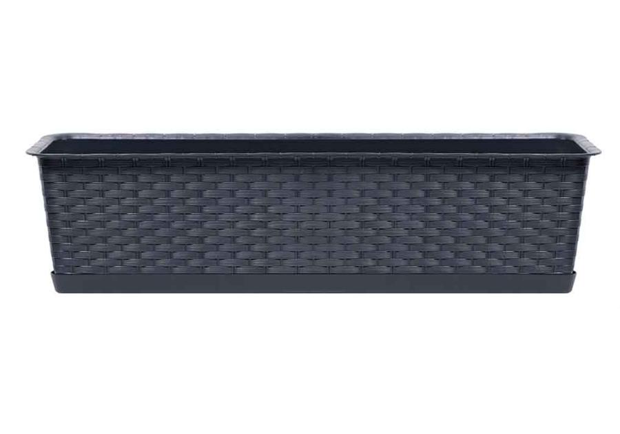 Zdjęcie: Skrzynka balkonowa Ratolla set antracytowy 50 cm PROSPERPLAST