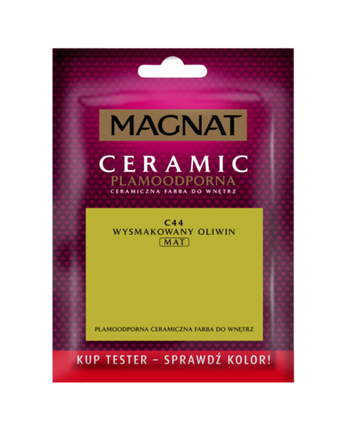Zdjęcie: Tester farba ceramiczna wysmakowany oliwin 30 ml MAGNAT CERAMIC