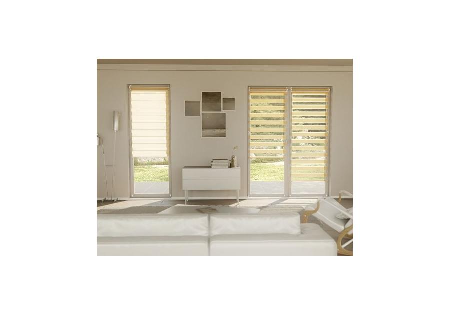 Zdjęcie: Roleta Mini Dzień/Noc 42x140 cm cm mleczny 214 DECODESIGN